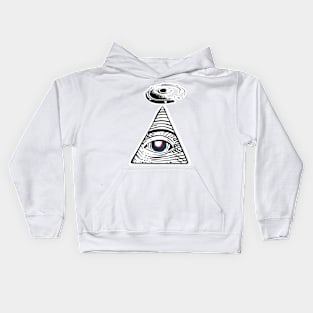 All Seeing Aliens Kids Hoodie